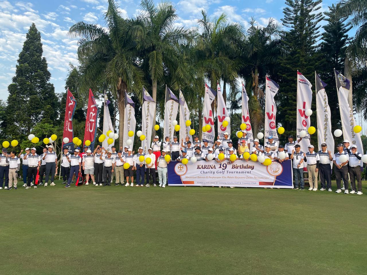 Caritas Indonesia Gelar Charity Golf di Gunung Geulis Galang Dana Untuk Karya Kemanusiaan