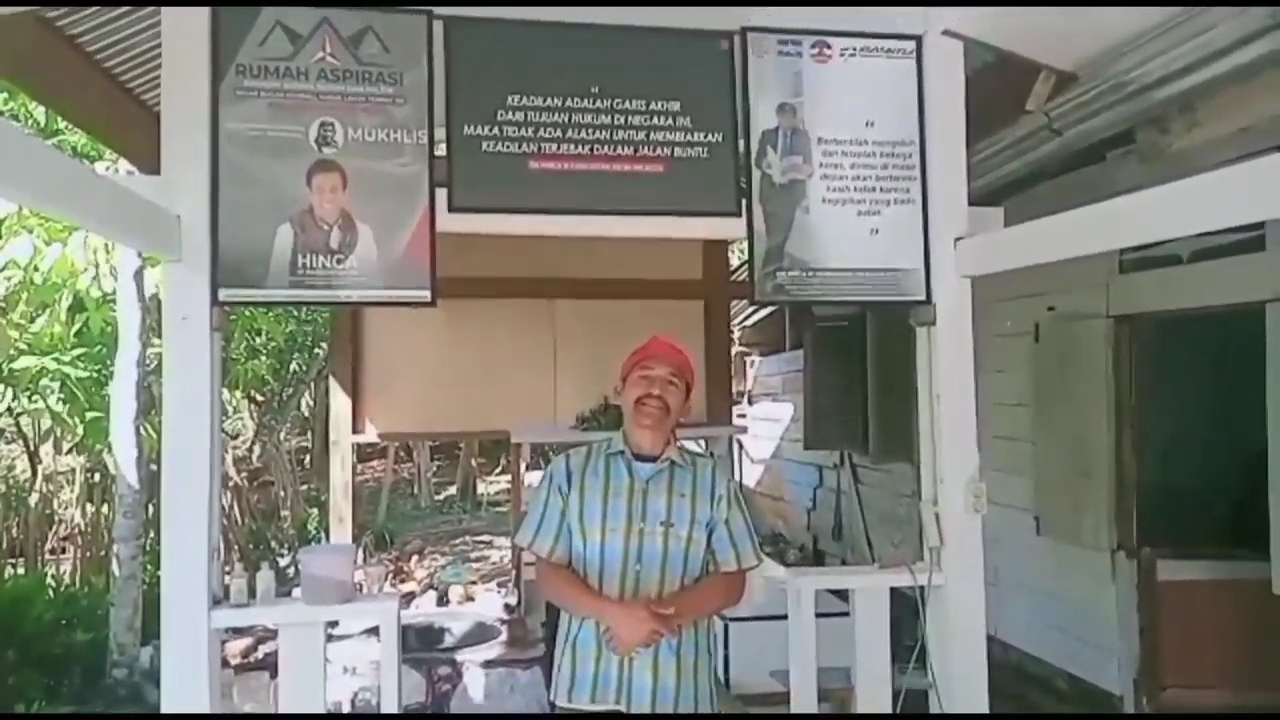 Anggota DPR RI Komisi III DR Hinca IP Panjaitan XIII SH MH Meresmikan Rumah Aspirasi Dan Rumah Kusut Tradisional di Kecamatan Tapian Dolok, Kabupaten Simalungun