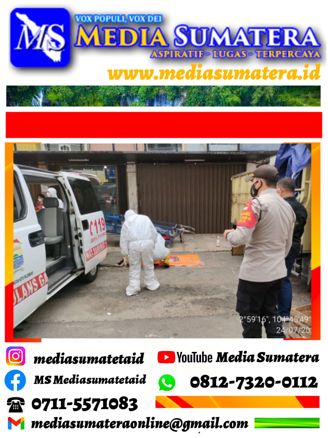 Mayat Ditemukan Warga Dipinggir Jalan, Diduga Meninggal Karena Covid Ternyata Kena Serangan Jantung