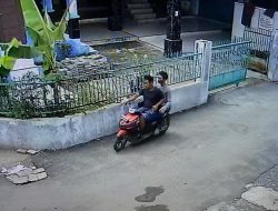 Terekam CCTV, Jambret Diamakan Unit Reskrim Polsek Percut Sei Tuan