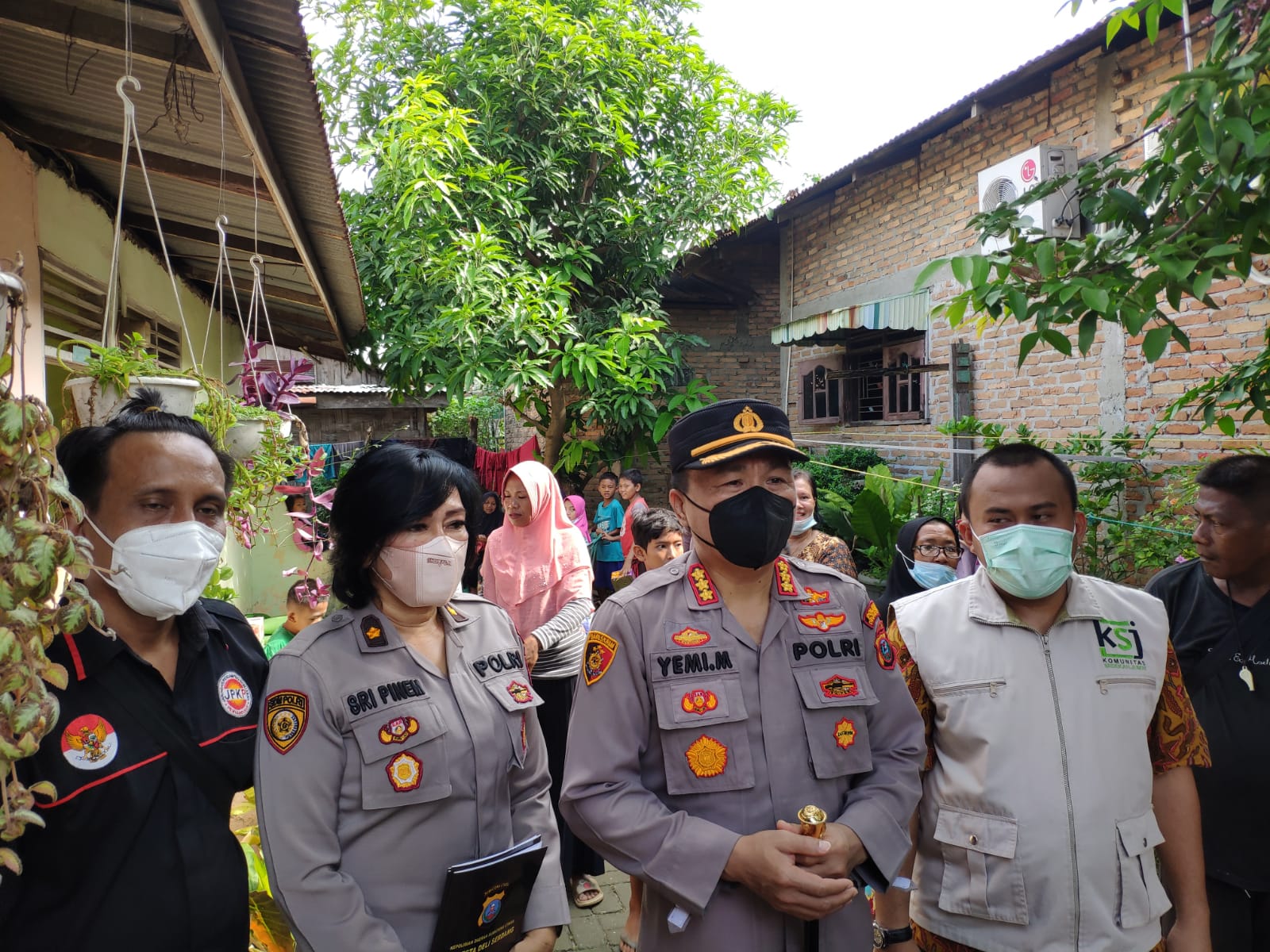 Kapolresta Deli Serdang Gelar Tali Asih Berbagi Sembako Kepada Warga Kurang Mampu