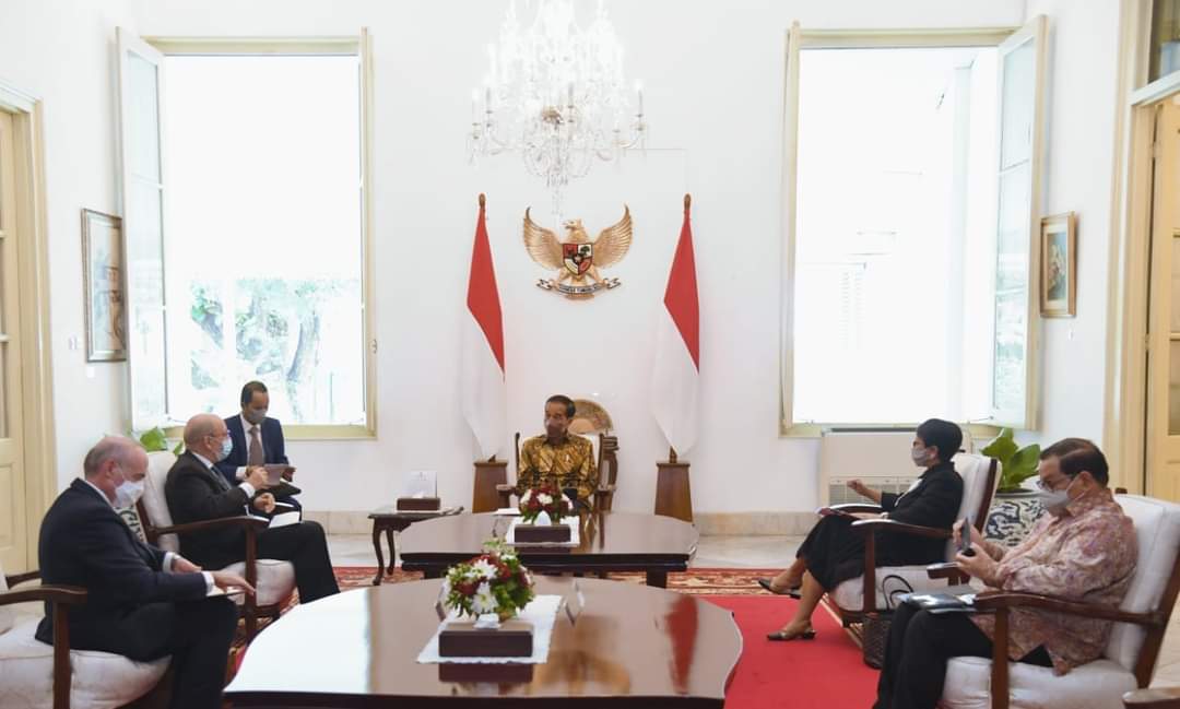 Bertemu Menlu Prancis, Presiden Jokowi Dorong Percepatan Indonesia-EU CEPA