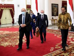 Bertemu Menlu Prancis, Presiden Jokowi Dorong Percepatan Indonesia-EU CEPA