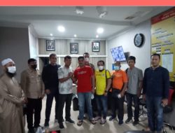 Kapolsek Percut Sei Tuan Kompol M. Agustiawan ST. SIK Mediasi Antara Pemain Sepak Bola