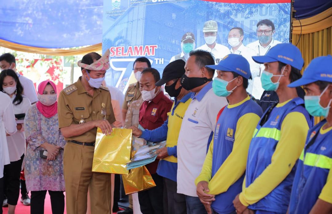 Atasi Permasalahan Insfrastruktur Dinas PUPR Palembang di Beri Apresiasi Oleh Walikota Harnojoyo