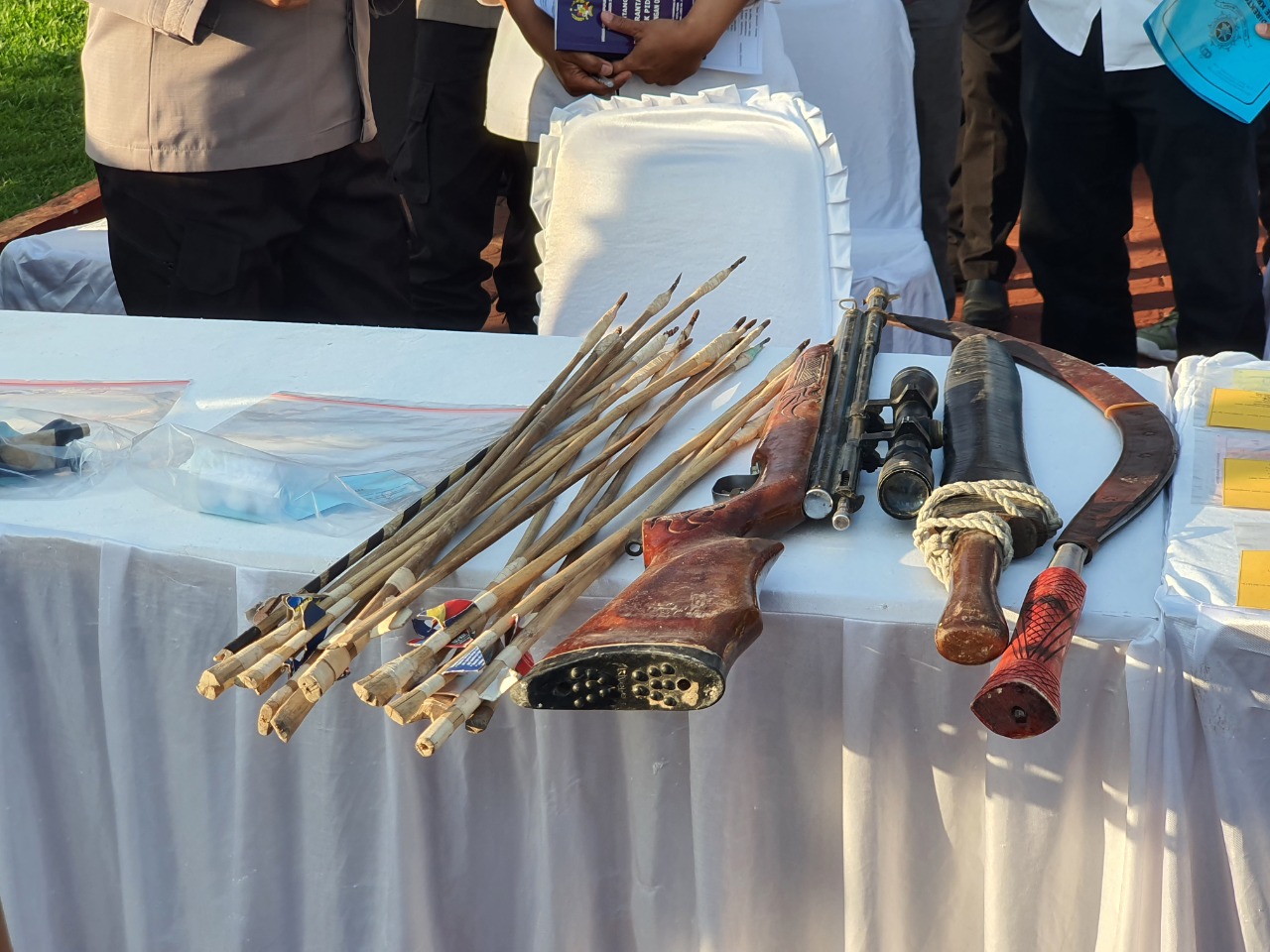 Polda Sumut Konferensi Pers Kasus Bentrokan Antar Geng Motor 