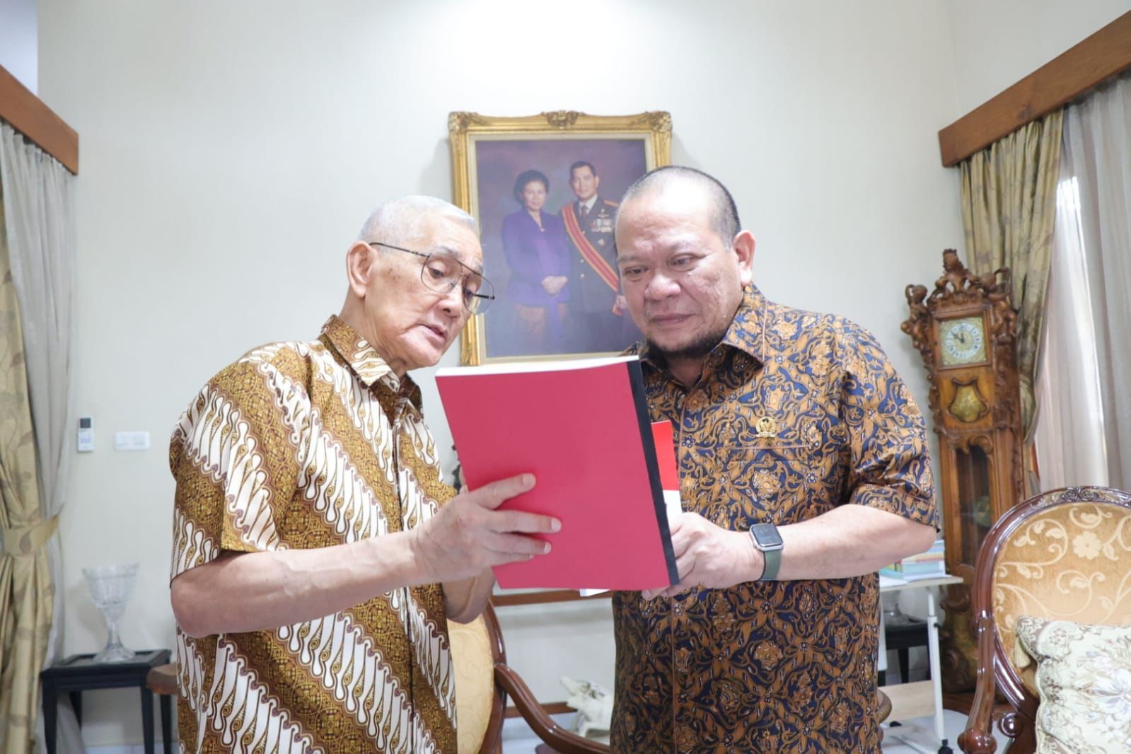 Bertemu Try Sutrisno, LaNyalla Dapat Wasiat untuk Selamatkan Bangsa dan Negara