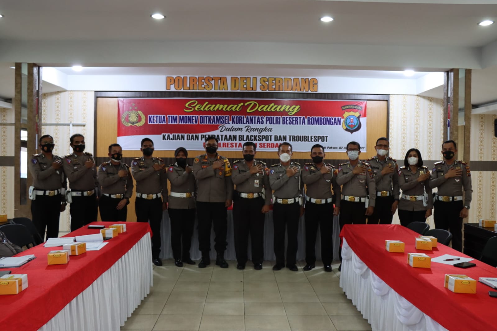 Tim Korlantas Polri Paparkan Kajian Pendataan Blackspot Troublespot Untuk Polda Sumut