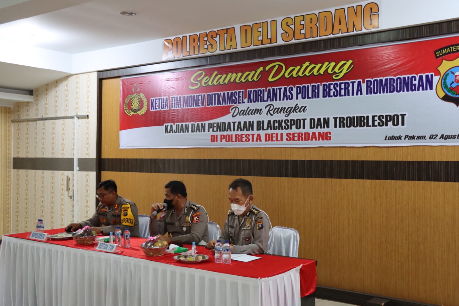 Tim Korlantas Polri Paparkan Kajian Pendataan Blackspot Troublespot Untuk Polda Sumut