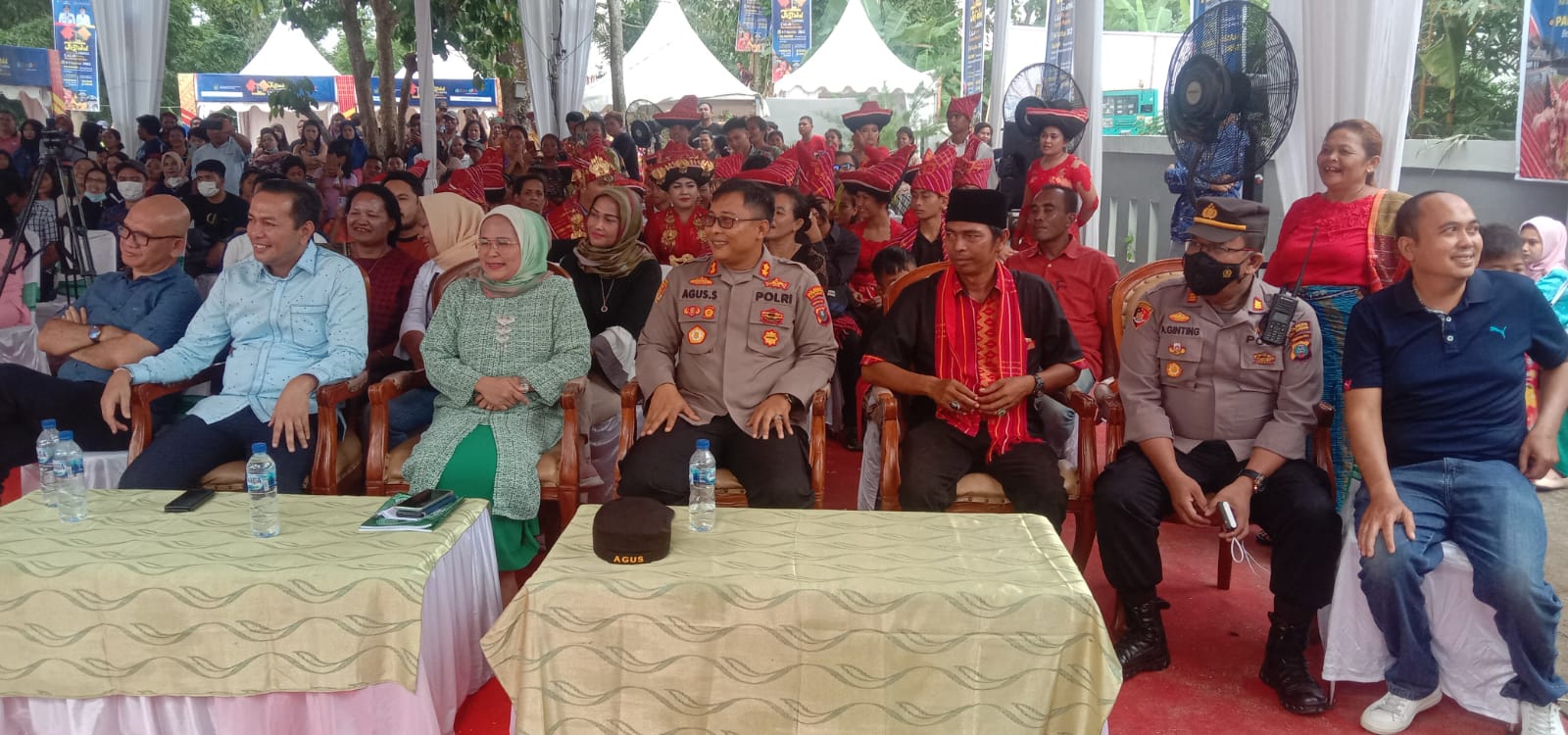 Wakapolresta Deli Serdang Hadiri Penutupan Kegiatan Event Kebudayaan Festival Pancur Gading Situs Benteng Putri Hijau