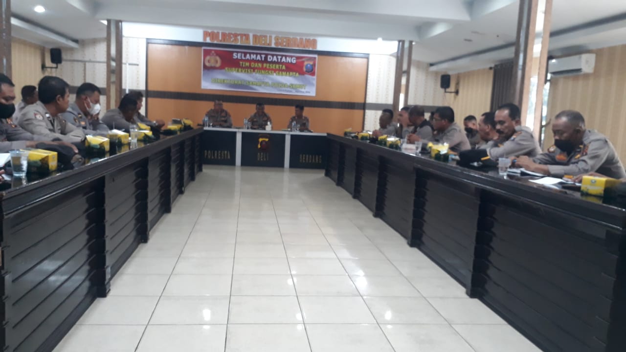Tim Supervisi Dit Samapta Polda Sumut Kunker Ke Polresta Deli Serdang