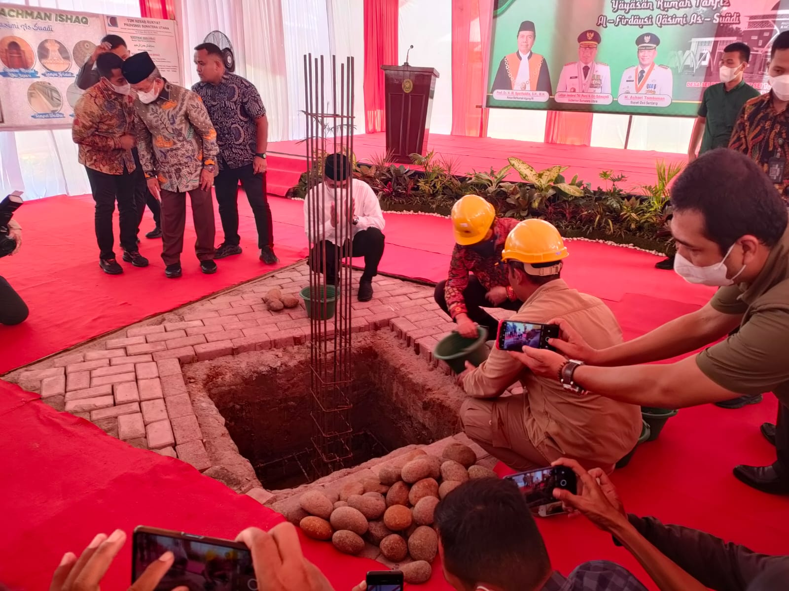 Personil Polsek Percut Sei Tuan Pam Kunker Ketua Mahkamah Agung RI