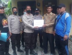 Polsek Galang Berikan Bantuan Kepada Warga Yang Tertimpa Musibah Angin Puting Beliung