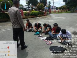 Personil Polsek Beringin Amankan Pelajar Konvoi Di Jam Belajar