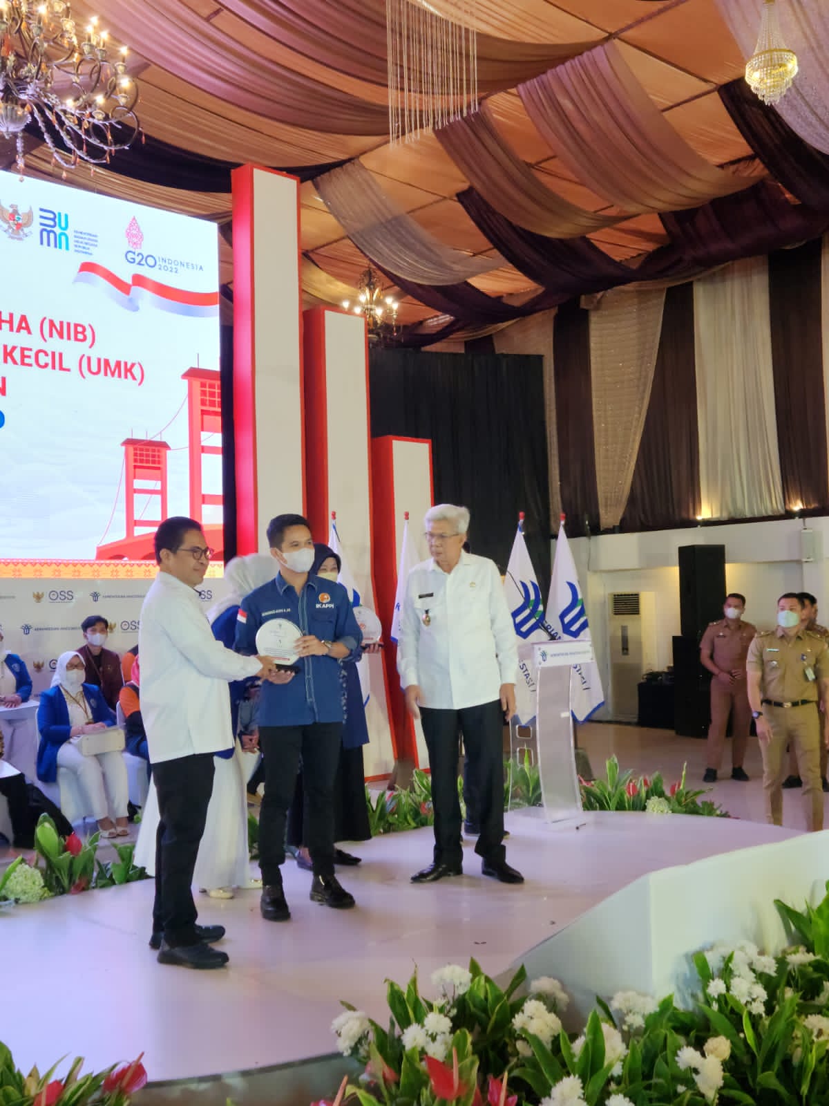 DPW IKAPPI Sumsel Mendapatkan Penghargaan dari Kementerian/BKPM RI