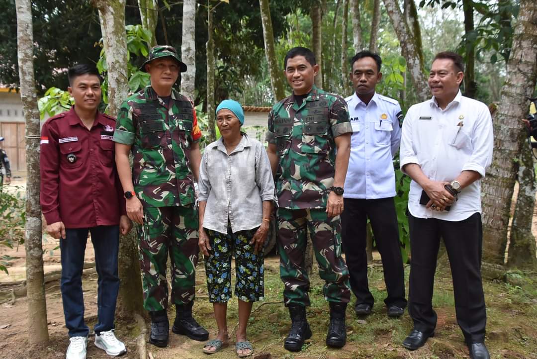 Danrem 044 Gapo Tinjau Lokasi TMMD Ke-115 di Desa Cahya Bumi