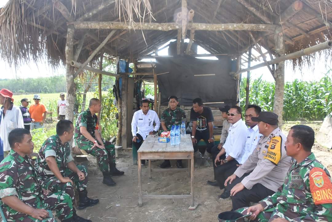 Danrem 044 Gapo Tinjau Lokasi TMMD Ke-115 di Desa Cahya Bumi