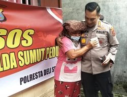 Kapolresta Deli Serdang Berikan Bansos Untuk Warga Kurang Mampu