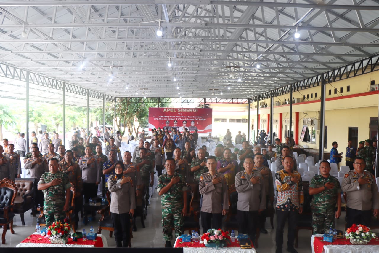 Polresta Deli Serdang Apel Sinergi Bersama Instansi Terkait