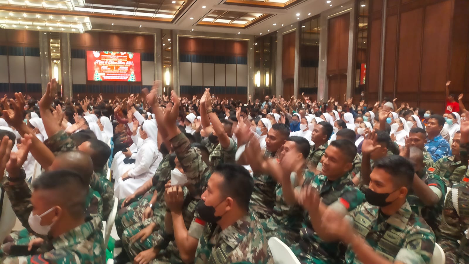 Natal Oikumene Sumatera Selatan dihadiri Gubernur,DPRD,FKUB,TNI dan Polri.
