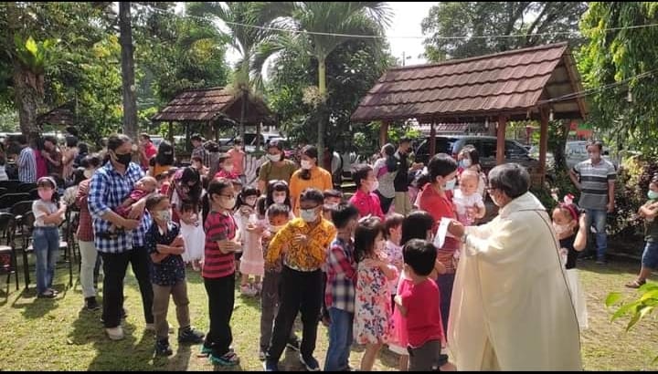 Bersahabat Terlibat Menjadi Berkat di Hari Misioner Sedunia Anak-nak Dekanat I KaPal