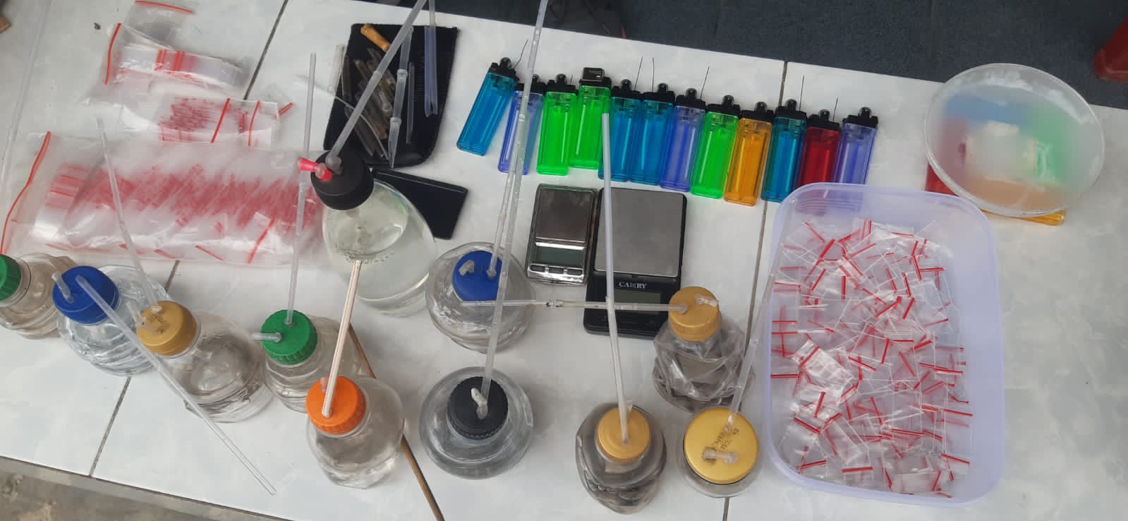 Patroli Gabungan, Unit Reskrim Polsek Percut Sei Tuan Amankan Mesin Judi Dan Narkoba