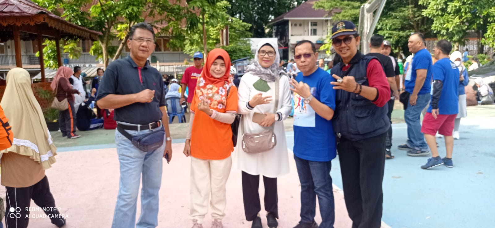 Senam Sehat Lintas Angkatan Alumni SMA 3 Palembang Sukses