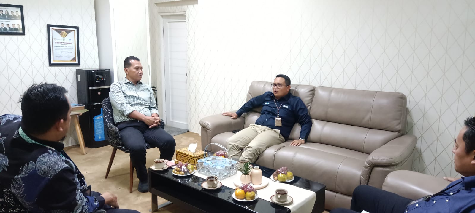 Audiensi Pemimpin Wilayah III PT Pegadaian Palembang Bersama Regional CEO PT BRI Palembang
