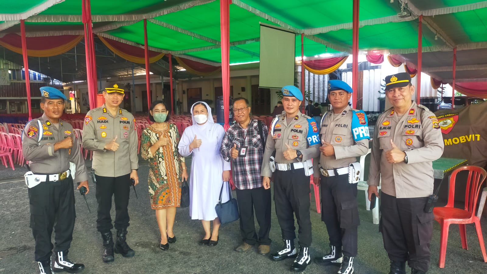 Jelang Paskah TNI –Polri Bersinergi Amankan Gereja di Palembang