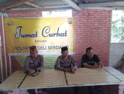 Polresta Deli Serdang Tampung Keluhan Warga Melalui Jum’at Curhat