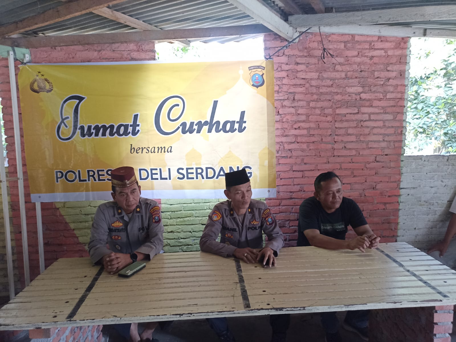 Polresta Deli Serdang Tampung Keluhan Warga Melalui Jum'at Curhat