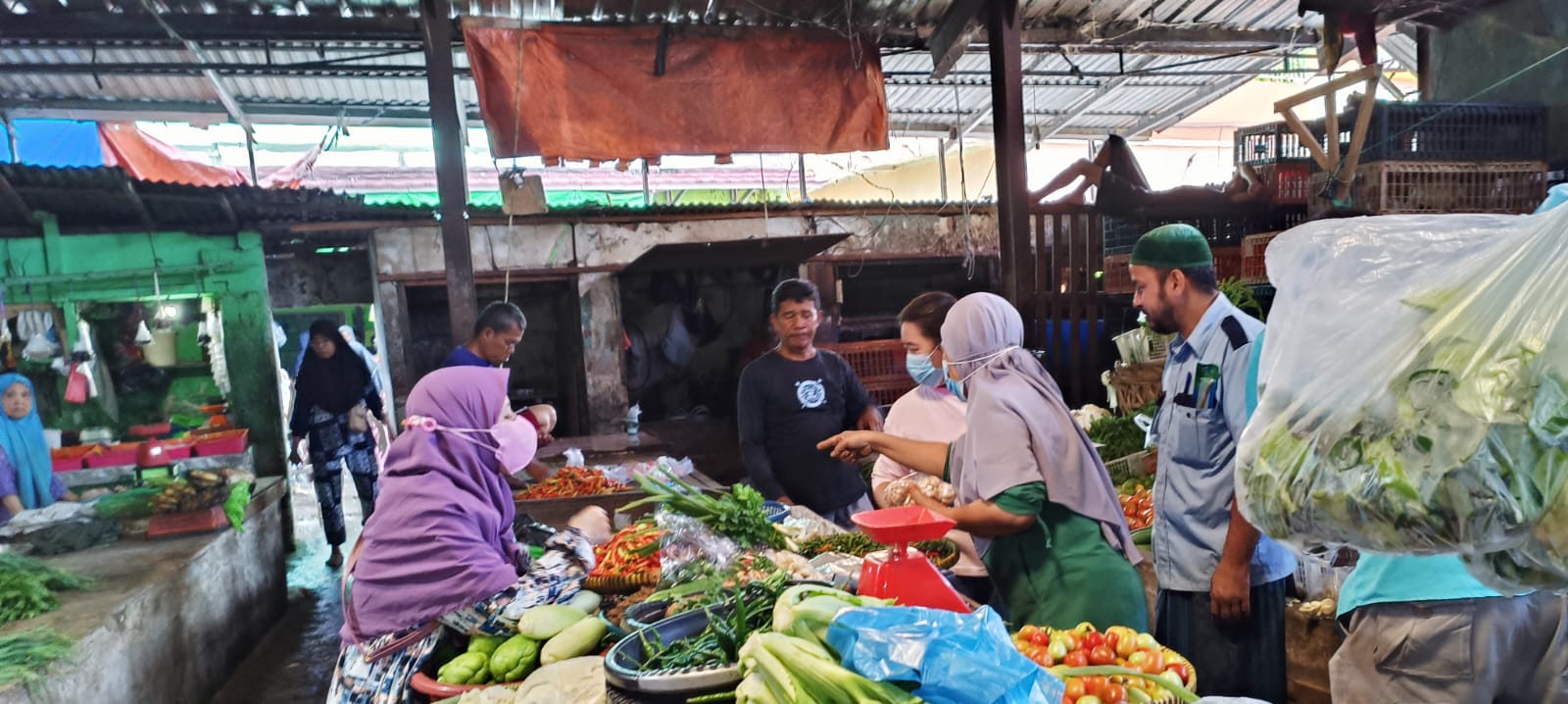 Para Pedagang Pasar Kuto Menolak Pembongkaran Dan Relokasi Pasar