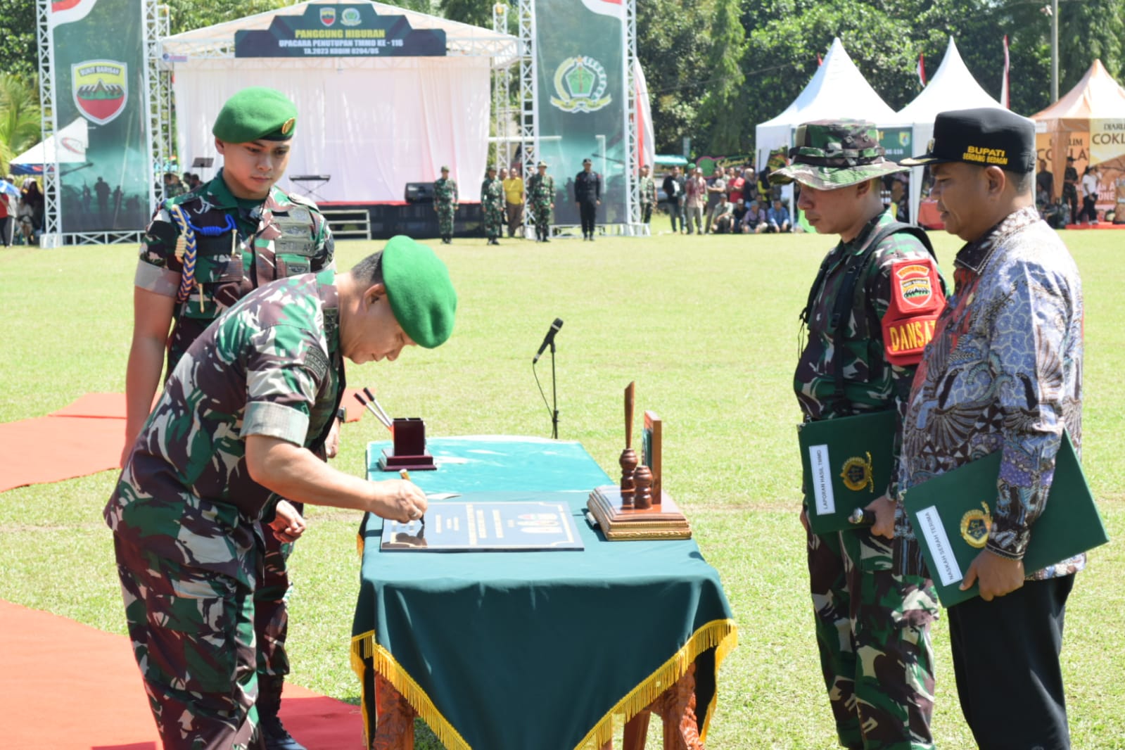 Kasad Tutup TMMD Ke-116 TA 2023 Di Wilayah Kodim 0204/DS