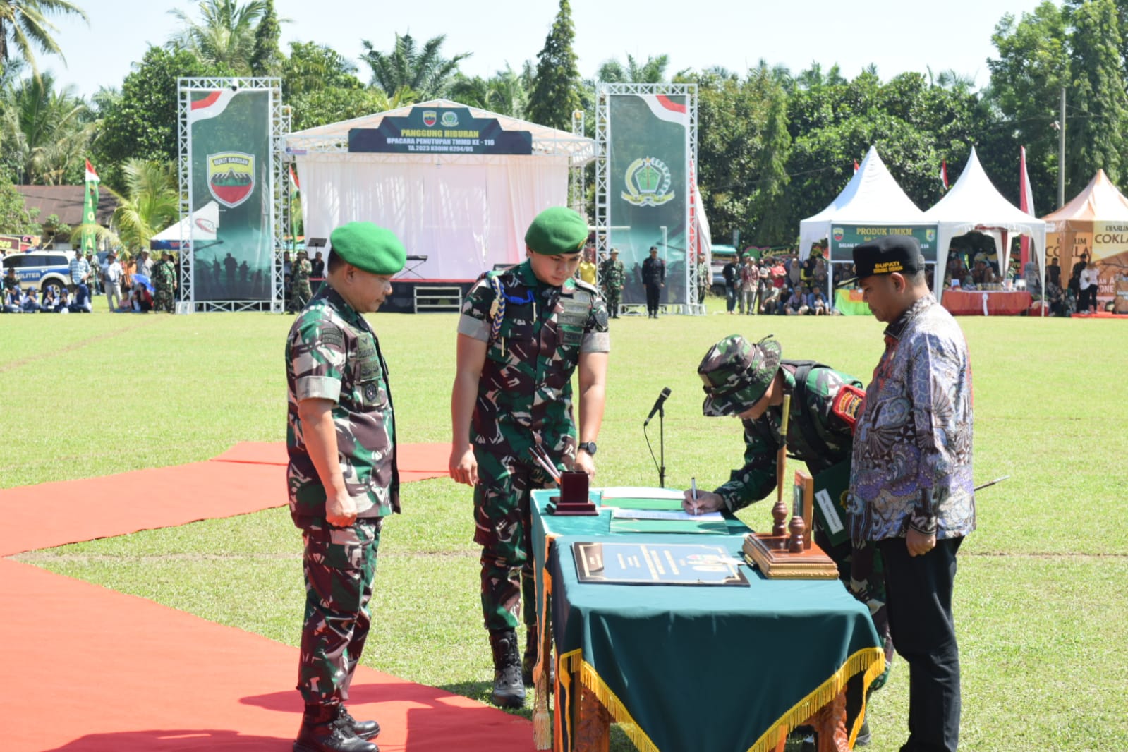 Kasad Tutup TMMD Ke-116 TA 2023 Di Wilayah Kodim 0204/DS