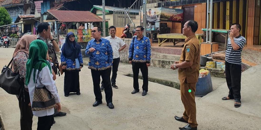Monitoring dan Evaluasi DD Tahap I tahun 2023 oleh Kadis PMPD Ogan Ilir