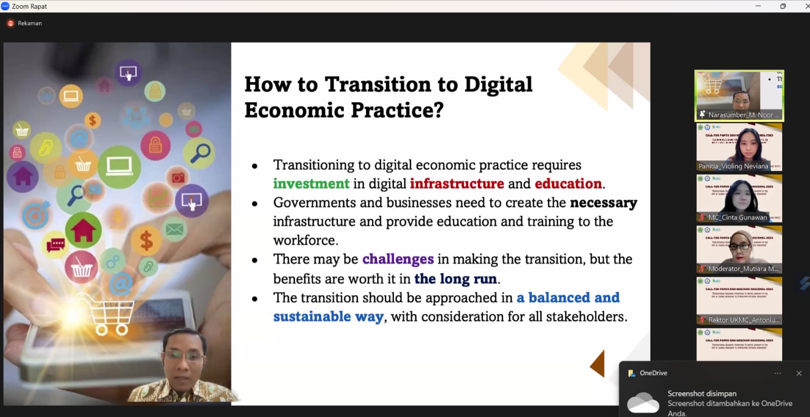 UKMC Laksanakan Webinar Nasional Akutansi And Call For Paper 2023