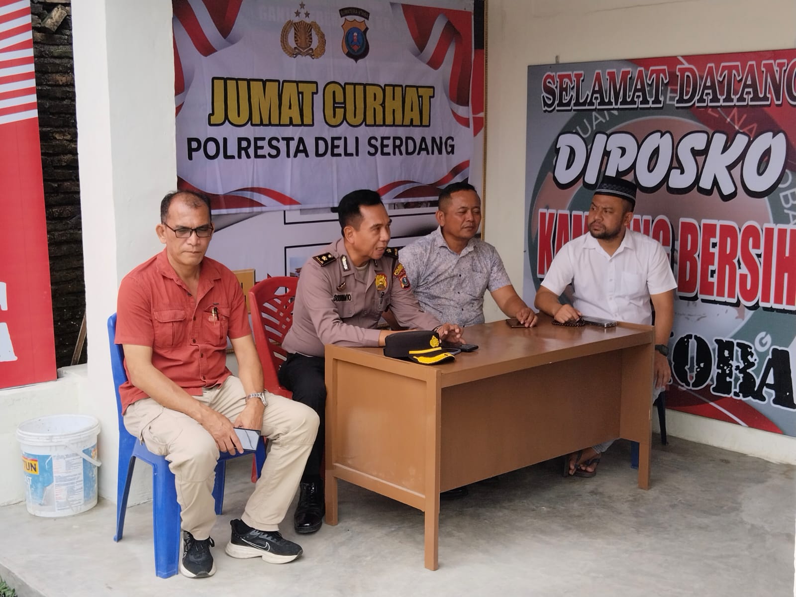 Giat Rutin Jum'at Curhat Polresta Deli Serdang