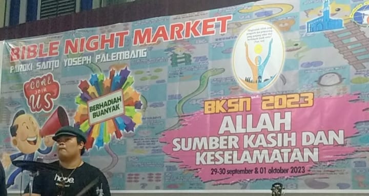 Bible Night Market Menutup BKSN 2023 di Paroki Santo Yoseph Palembang
