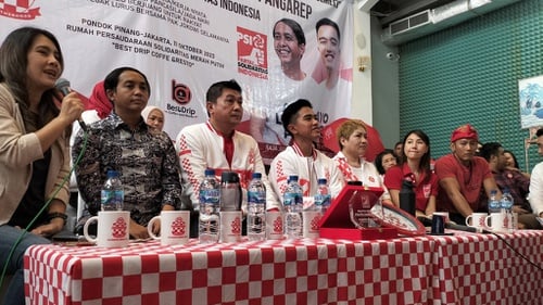 Ketum Relawan Solmet Silfester Matutina Terima Kunjungan Kaesang dan Jajaran Petinggi PSI