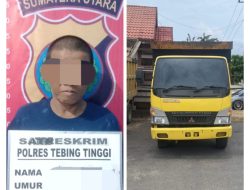 Bawa Kabur Truk Majikan, Buruh Harian Diciduk Sat Reskrim Polres Tebing Tinggi