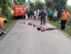 Diduga Tabrak Lari, Warga Langkat Ditemukan Tewas Dijalan