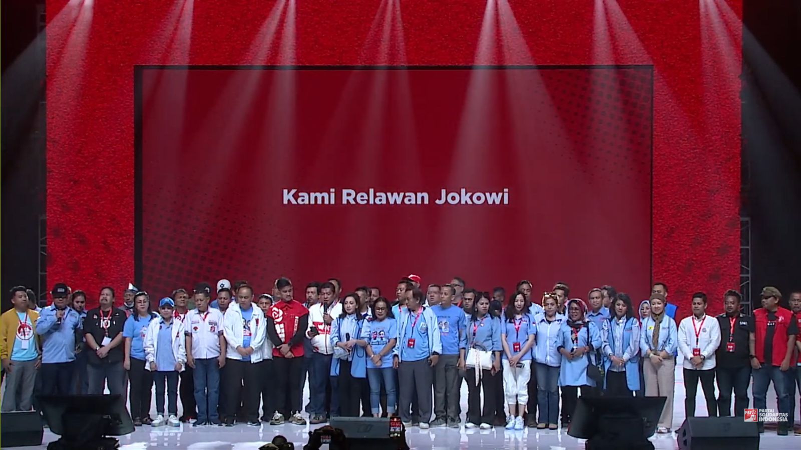 Ratusan Organ Relawan Jokowi Sepakat Menangkan Prabowo Gibran No 02 dan PSI No 15