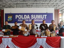 Polresta Deli Serdang Tangkap 167 Tersangka Narkoba
