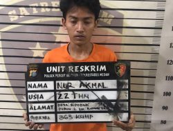 Bakar Toko Sambil Maling, Diciduk unit Reskrim Polsek Percut Sei Tuan