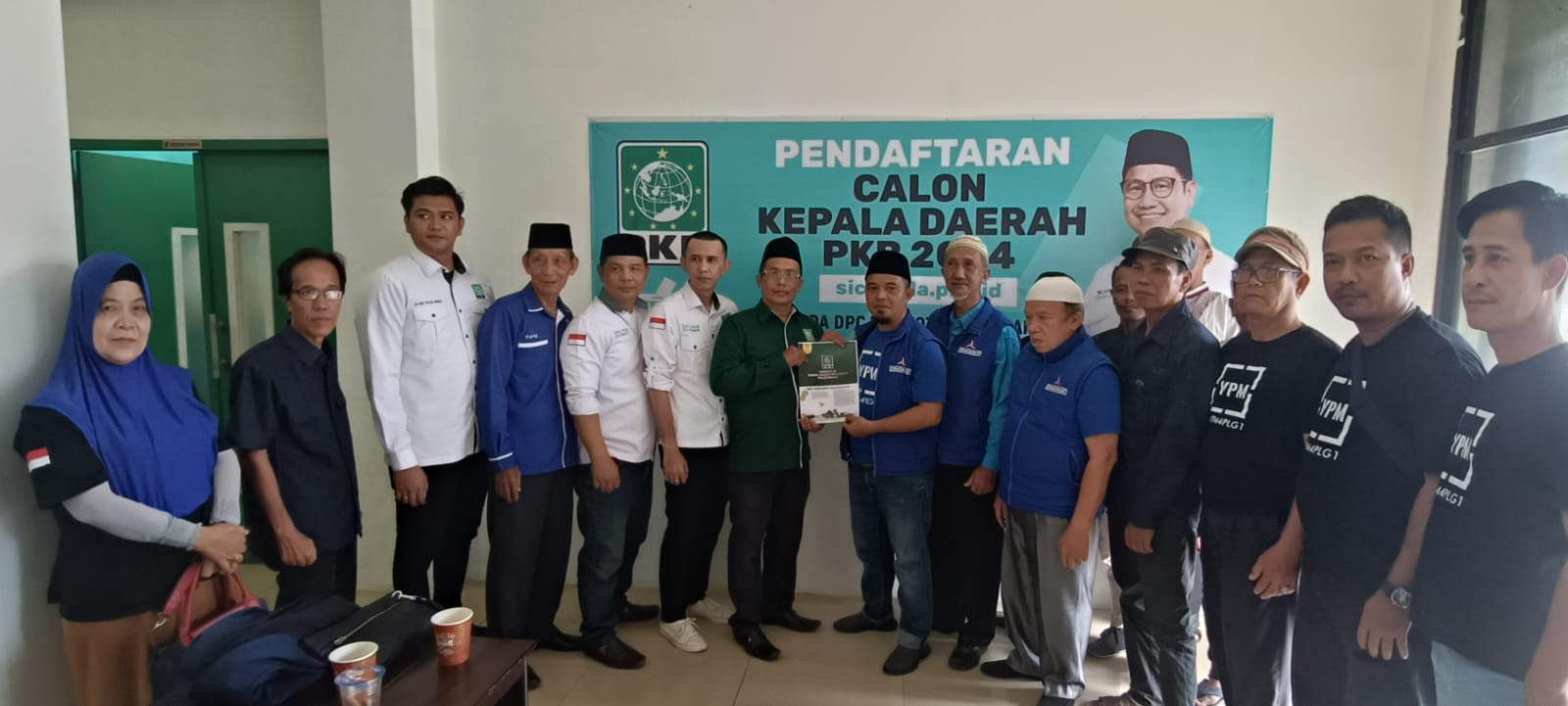 PKB Kota Palembang Menerima Kedatangan Demokrat Untuk Pengambilan Formulir Pendaftaran Balon Walikota