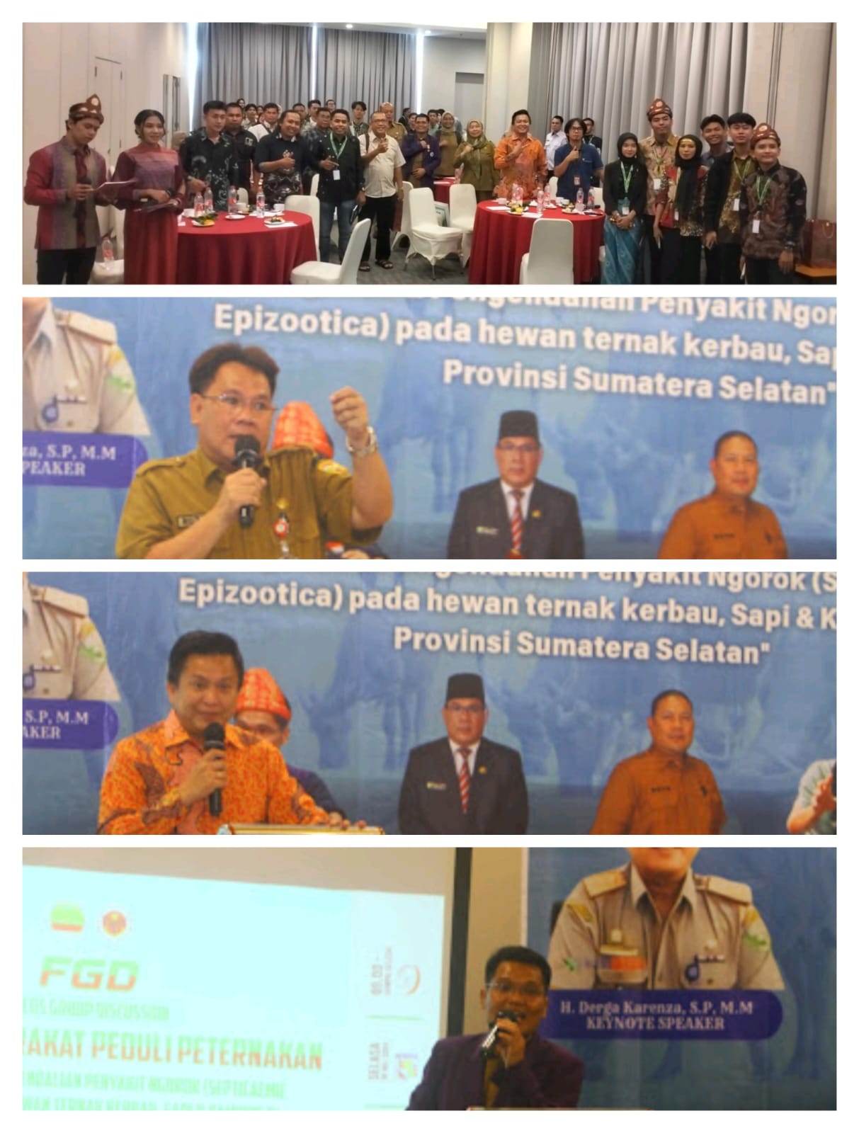 Forum Masyarakat Berdaya (FMB) Menggelar FGD Pencegahan dan Pengendalian Penyakit Ngorok Pada Hewan Ternak, Ini Materi Yang Disampaikan