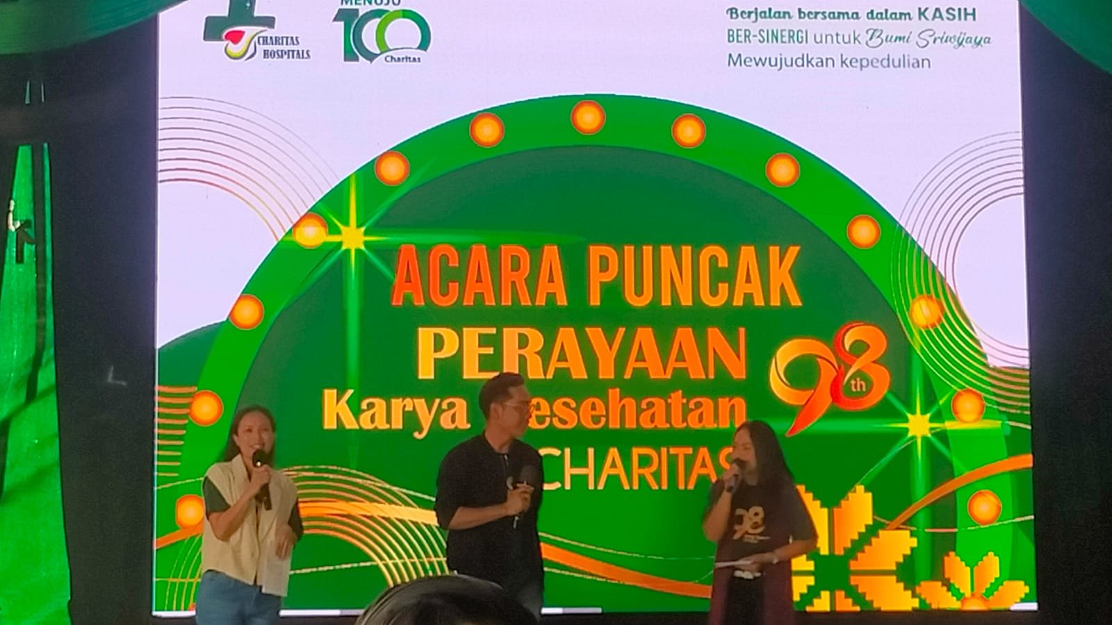 98 Tahun Charitas Hospital Palembang Berjalan Bersama Dalam Kasih Mewujudkan Kepedulian 98 Tahun Charitas Hospital Palembang Berjalan Bersama Dalam Kasih Mewujudkan Kepedulian