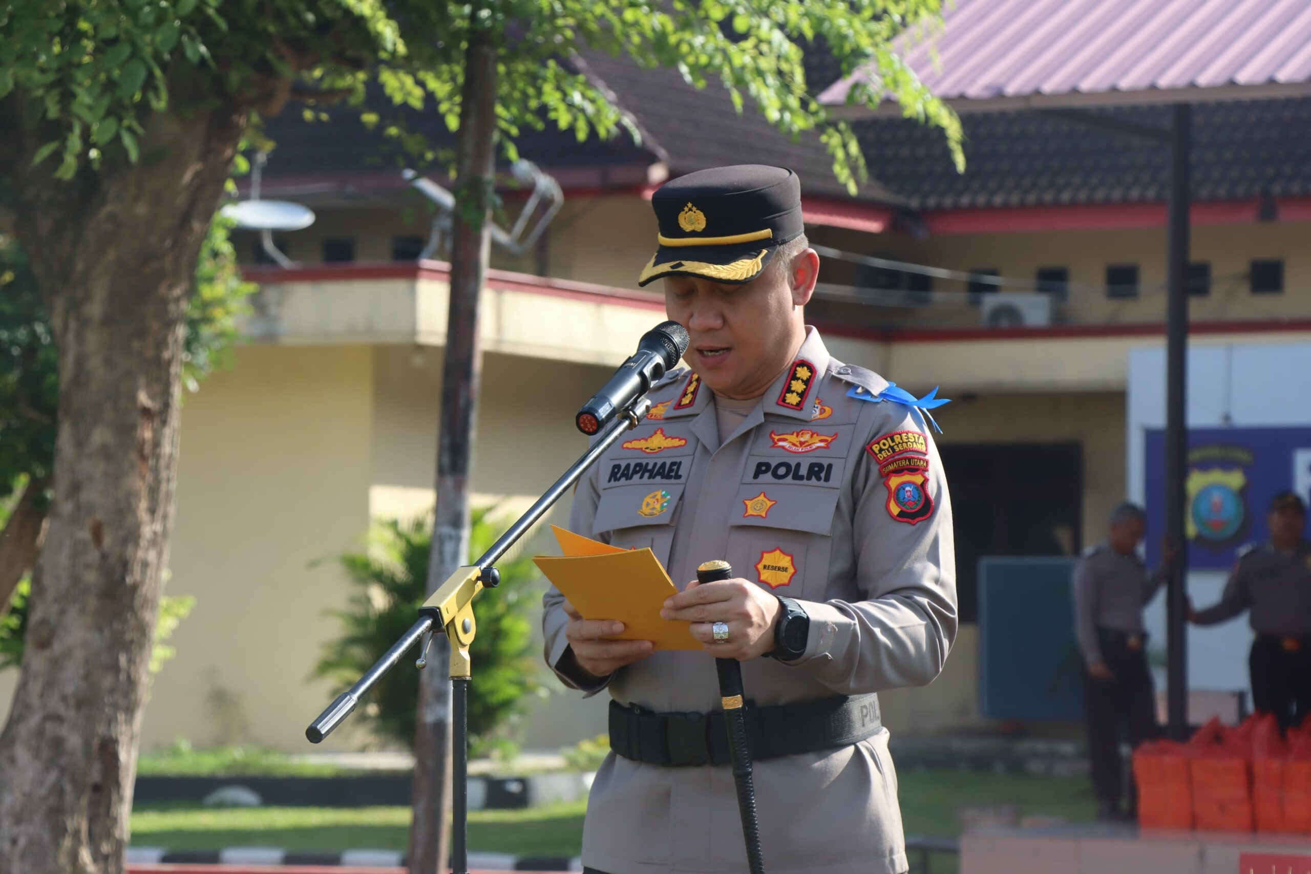 Polresta Deli Serdang Laksanakan Apel Gelar Pasukan Operasi Patuh Toba 2024