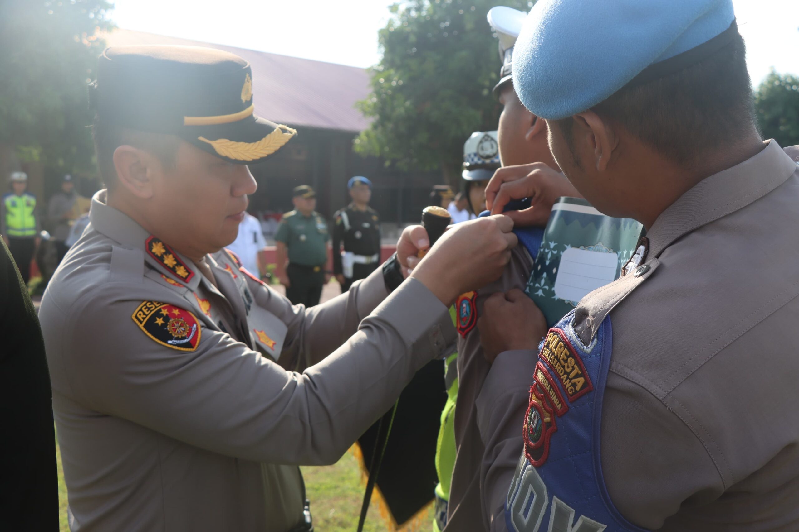 Polresta Deli Serdang Laksanakan Apel Gelar Pasukan Operasi Patuh Toba 2024