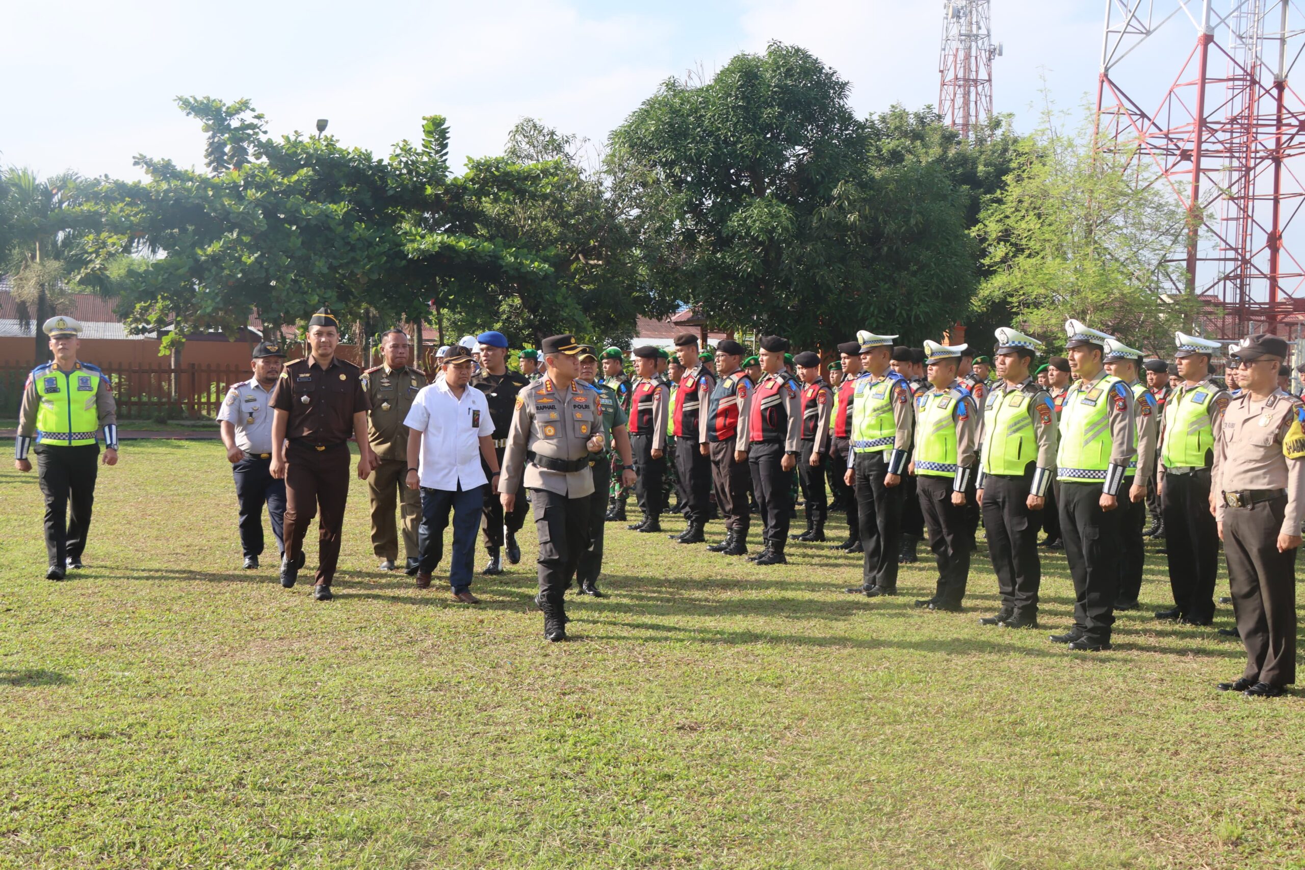 Polresta Deli Serdang Laksanakan Apel Gelar Pasukan Operasi Patuh Toba 2024